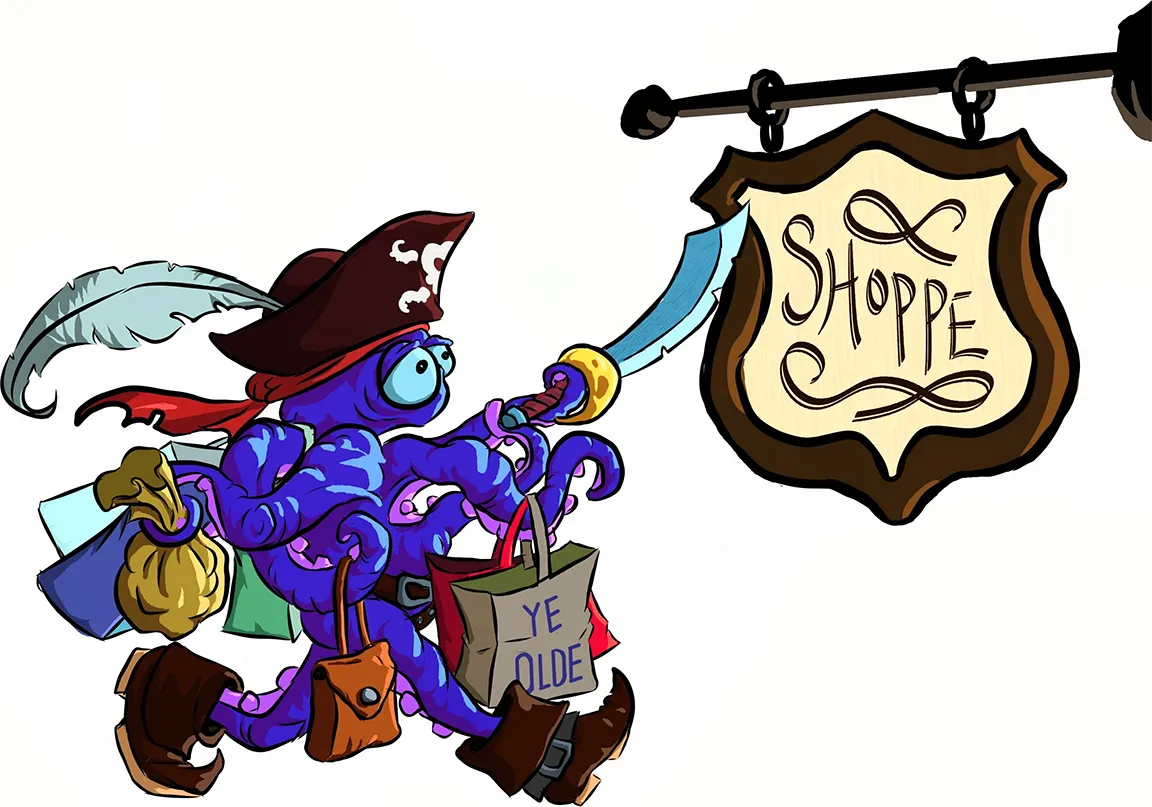 Shoppe: PURVEYOR OF PRINTS, KNICKNACKS & DOOHICKEYS!